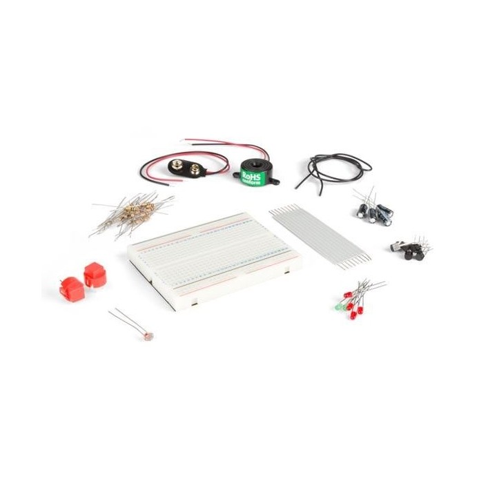 Kit de experimentación electrónica educativo sin soldadura