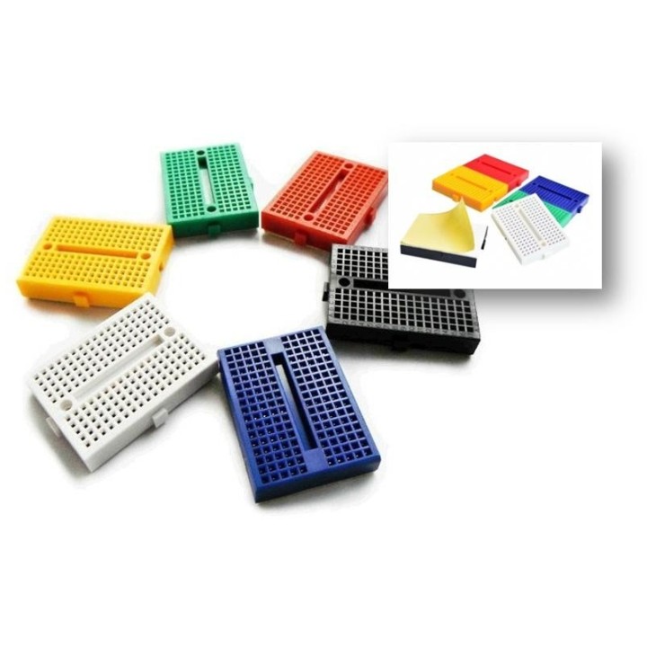 Mini protoboard de 170 pines de colores SYB-170 Mini Breadboard