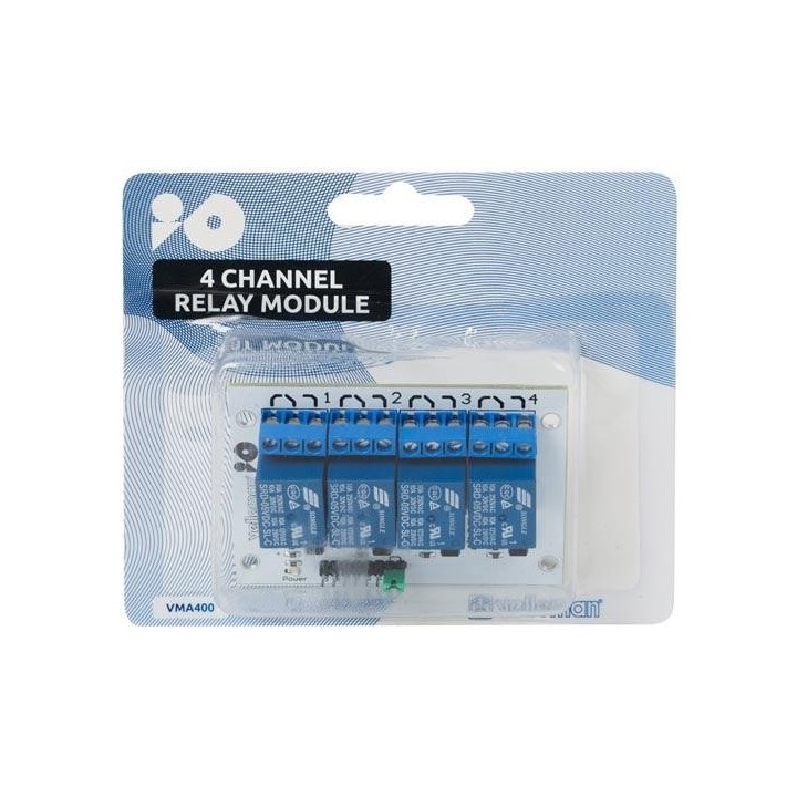 Módulo relés de 4 canales para Arduino 5-12 V