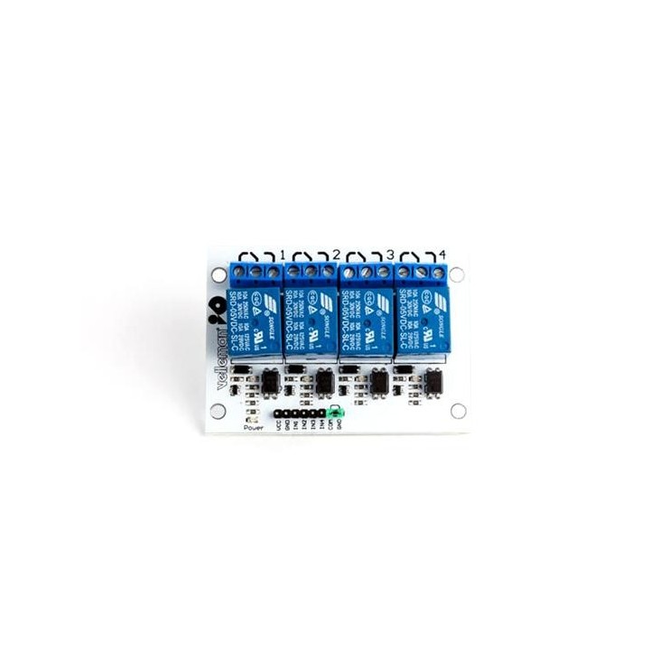 Módulo relés de 4 canales para Arduino 5-12 V