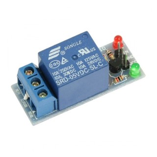 Módulo relé 5V de un canal compatible con Arduino con LEDs