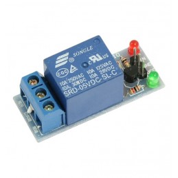 Módulo relé 5V de un canal compatible con Arduino con LEDs