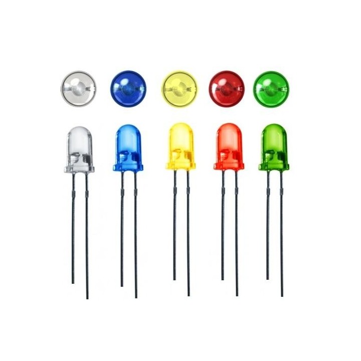 Diodos LED de 5 mm para Arduino varios colores