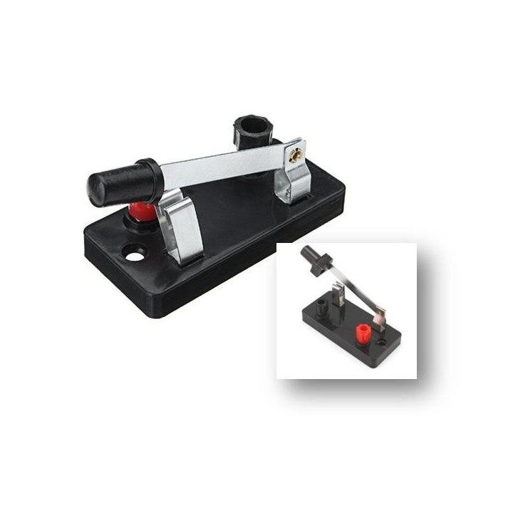 Interruptor de guillotina de un solo polo para experimentos