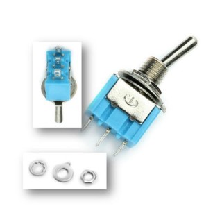 Interruptor de palanca basculante de 3 pines ON1/OFF/ON2