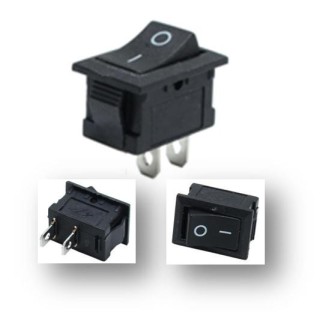 Mini interruptor ON / OFF de 2 pines tamaño 20 x 15 mm