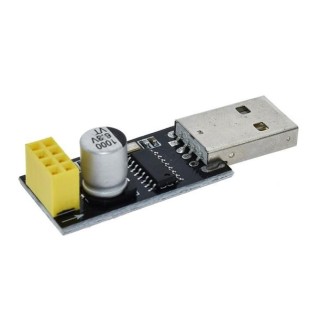 Adaptador USB a módulo de placa de wifi ESP8266 en serie ESP-01 y ESP-01S