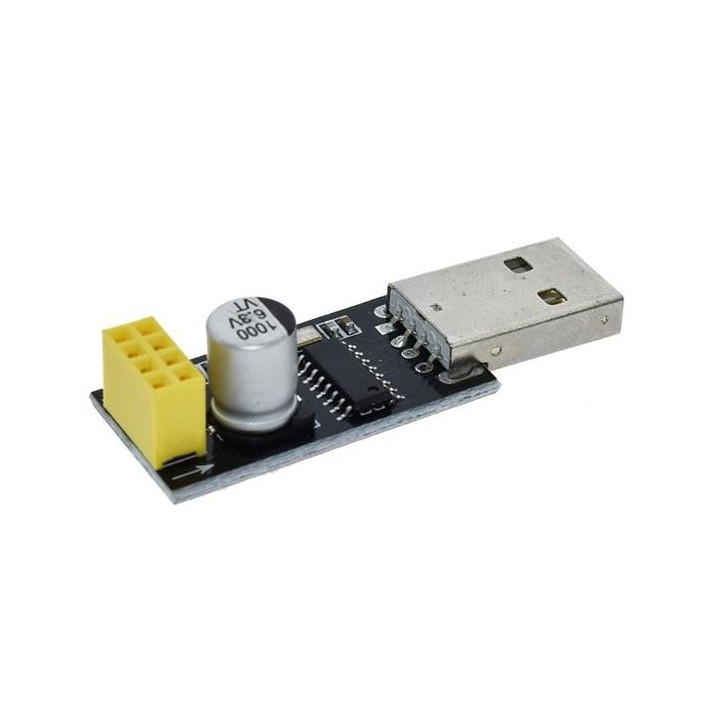 Adaptador USB a módulo de placa de wifi ESP8266 en serie ESP-01 y ESP-01S