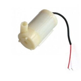 Micro bomba de agua sumergible de color blanco