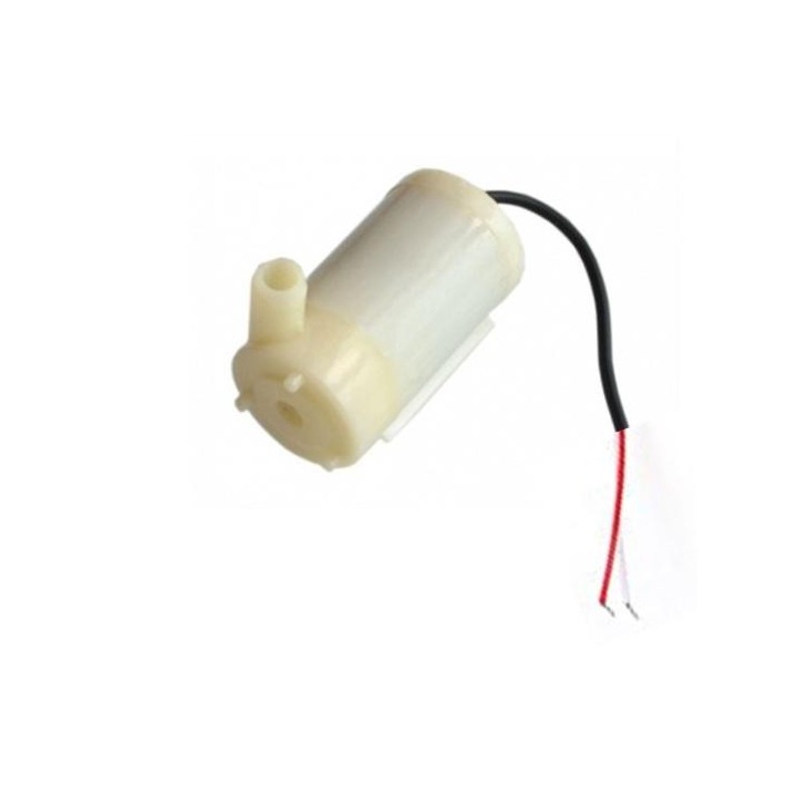 Micro bomba de agua sumergible de color blanco