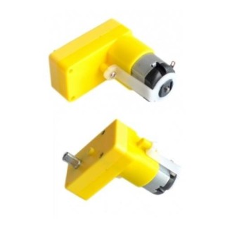 Motor  reductor TT con eje de metal tipo L  de 3-6 V