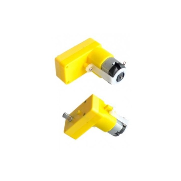 Motor  reductor TT con eje de metal tipo L  de 3-6 V