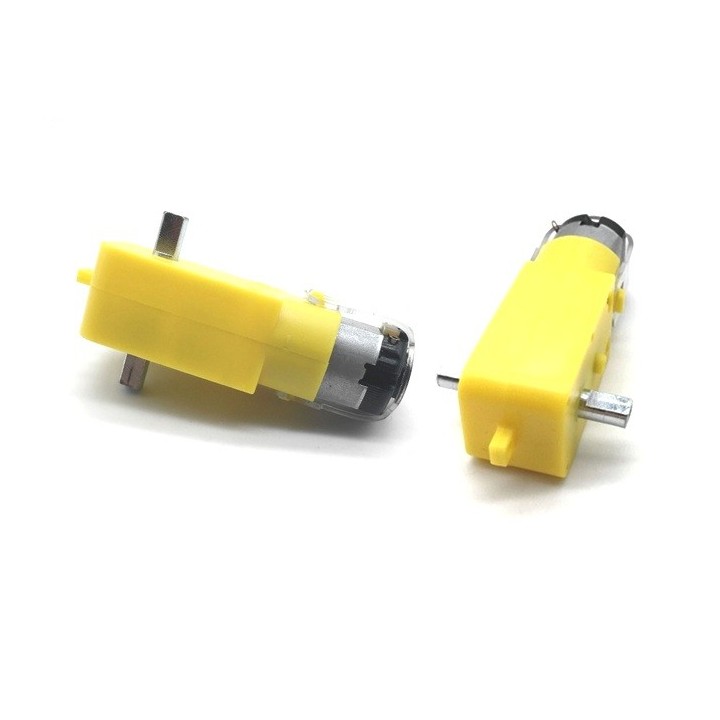 Motor reductor de velocidad TT de doble eje recto / eje único  3-6 V