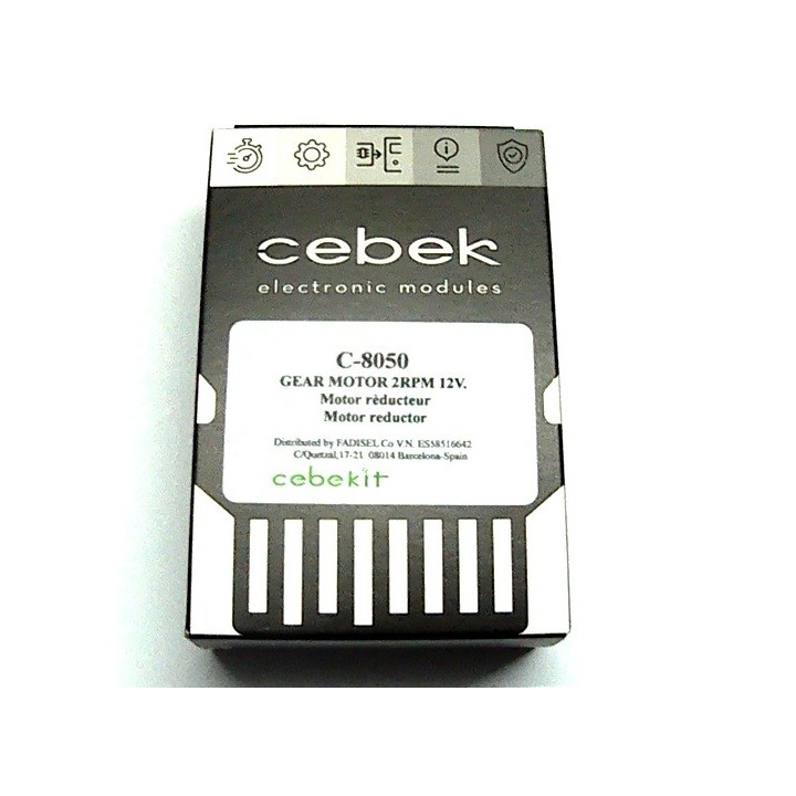 C-8050. CEBEK Motor en kit con conjunto reductor