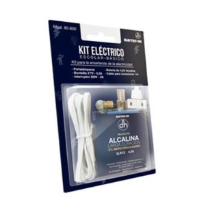 Kit escolar eléctrico básico circuito eléctrico simple