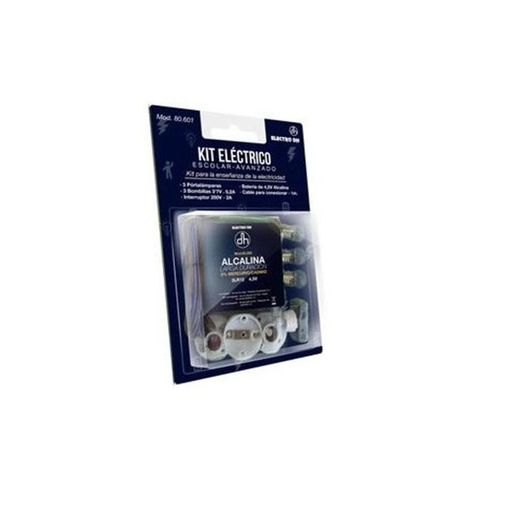 Kit escolar eléctrico  avanzado circuitos eléctricos avanzados