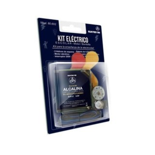 Kit escolar eléctrico con bombilla, motor y hélices de espuma