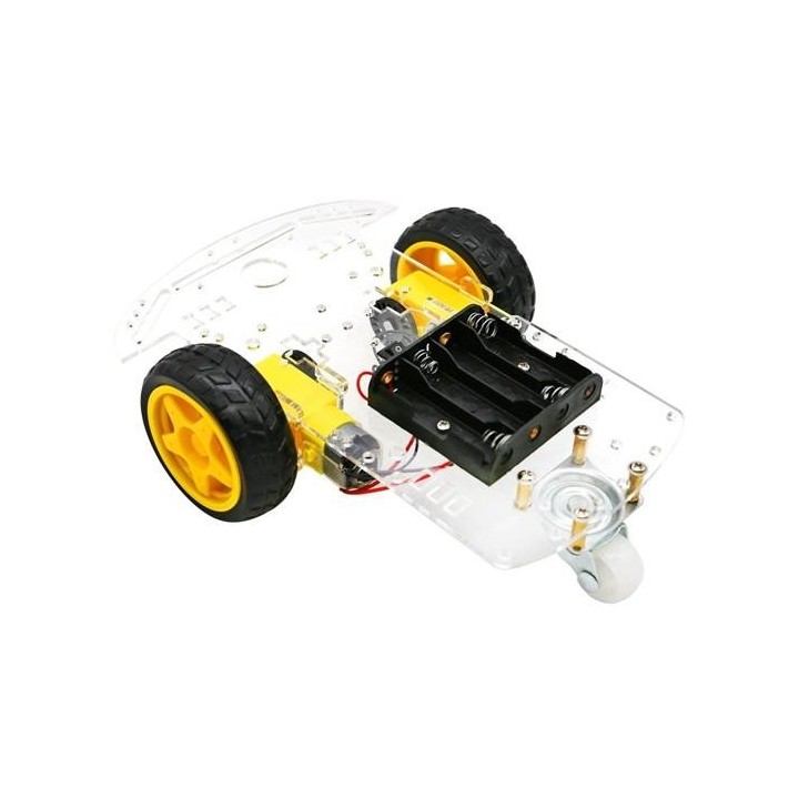 Chasis 2WD de coche inteligente para Arduino DIY. Smart Car Robot Kit  de dos ruedas con Codificador de Velocidad