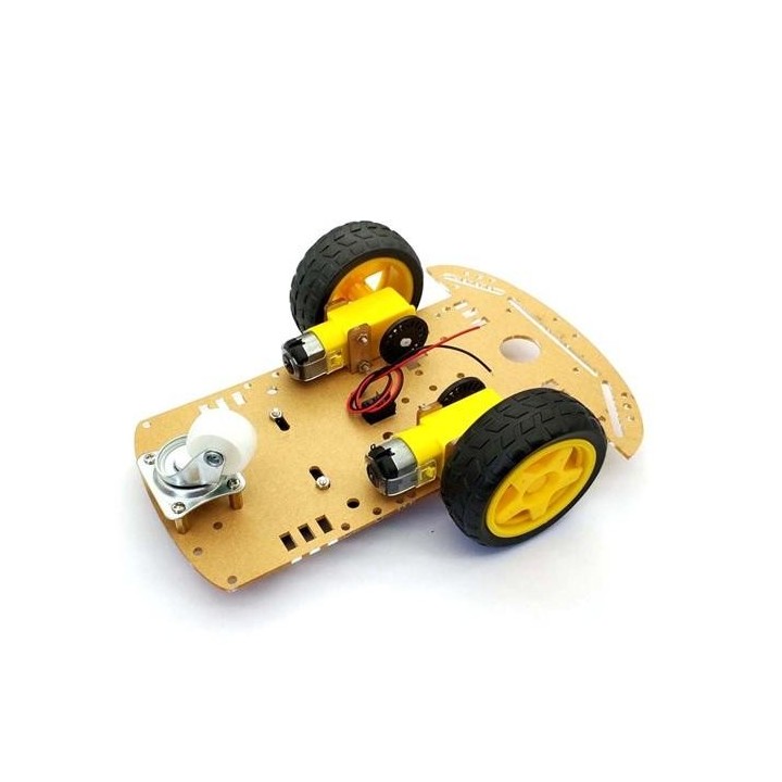 Chasis 2WD de coche inteligente para Arduino DIY. Smart Car Robot Kit  de dos ruedas con Codificador de Velocidad