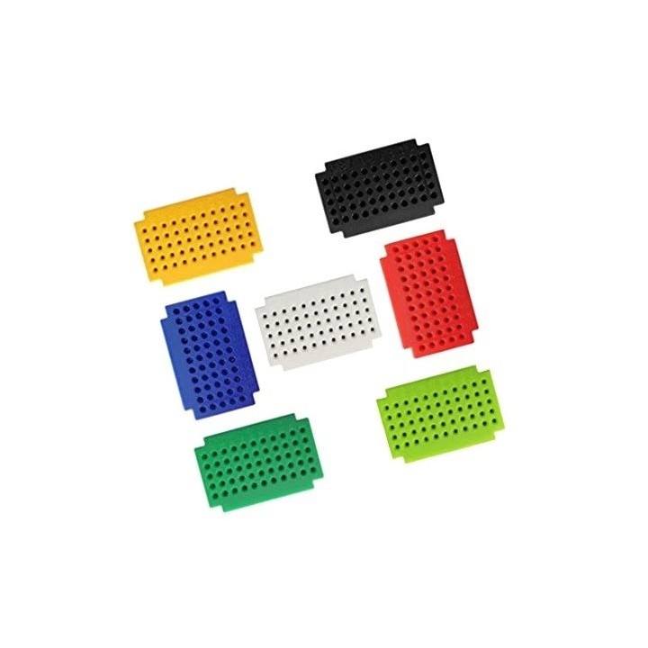 Micro protoboard  55 contactos de PCB sin soldadura tablero de pruebas ZY-55- varios colores