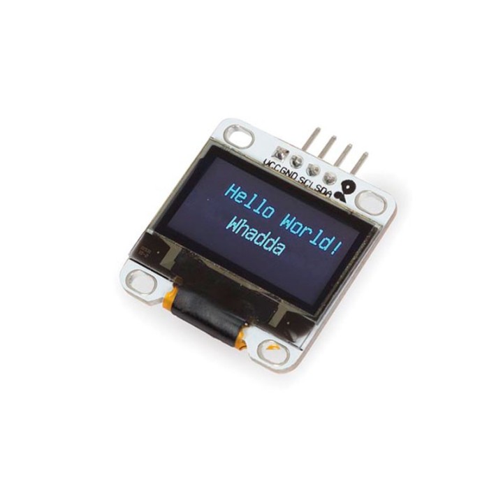 Pantalla OLED azul con I2C para Arduino de 0,96 pulgadas
