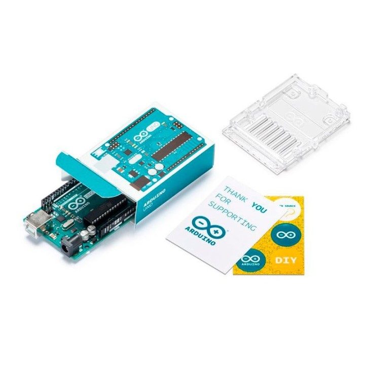Caja presentación de Arduino Uno Rev. 3