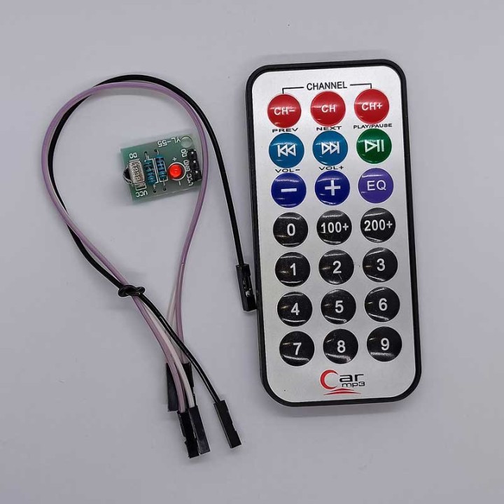 Módulo de Control remoto por infrarrojos mas receptor HX1838