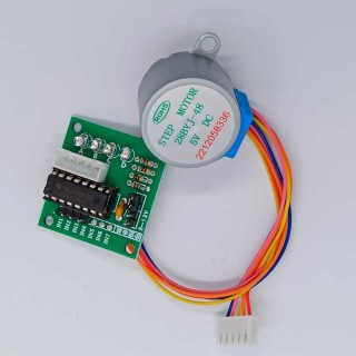 Motor paso a paso 28BYJ-48 5V 4 Fases con controlador ULN2003