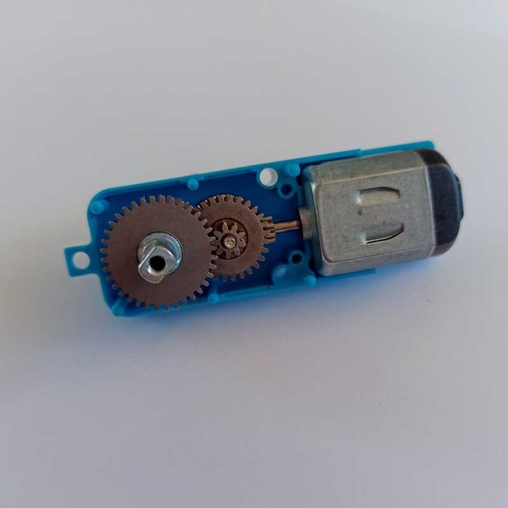 Motor de engranaje de Metal, DC 3V-6V 1:90. Reductor de velocidad TT