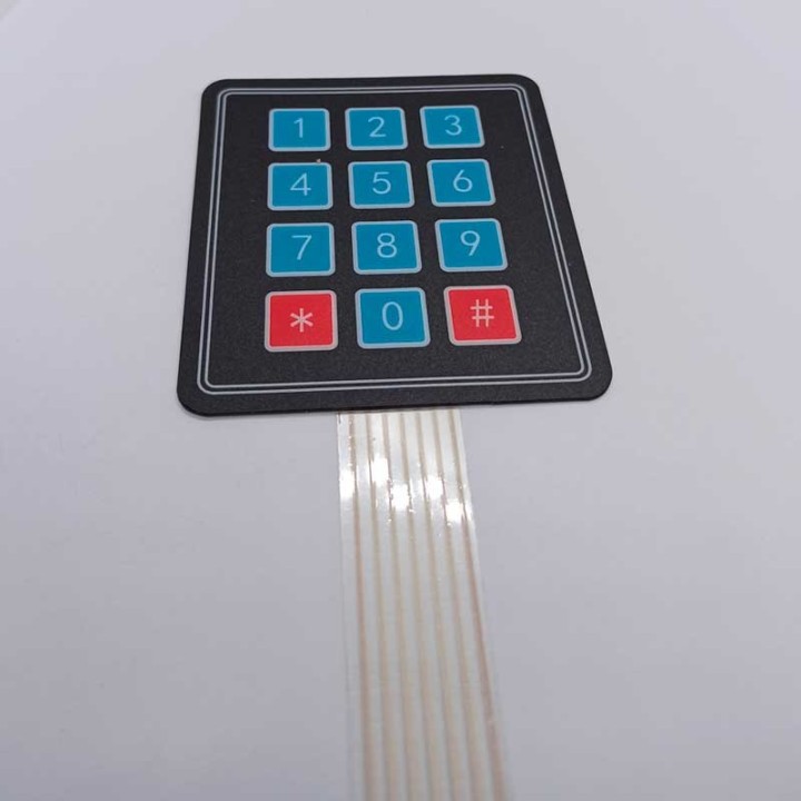 Teclado de membrana matricial 3 x 4 para Arduino