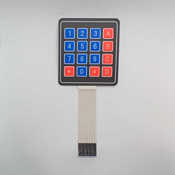 Teclado de membrana matricial para Arduino 4x4 de 16 teclas