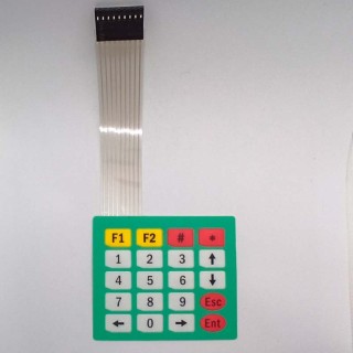 Teclado de membrana matricial para Arduino 4x5 de 20 teclas