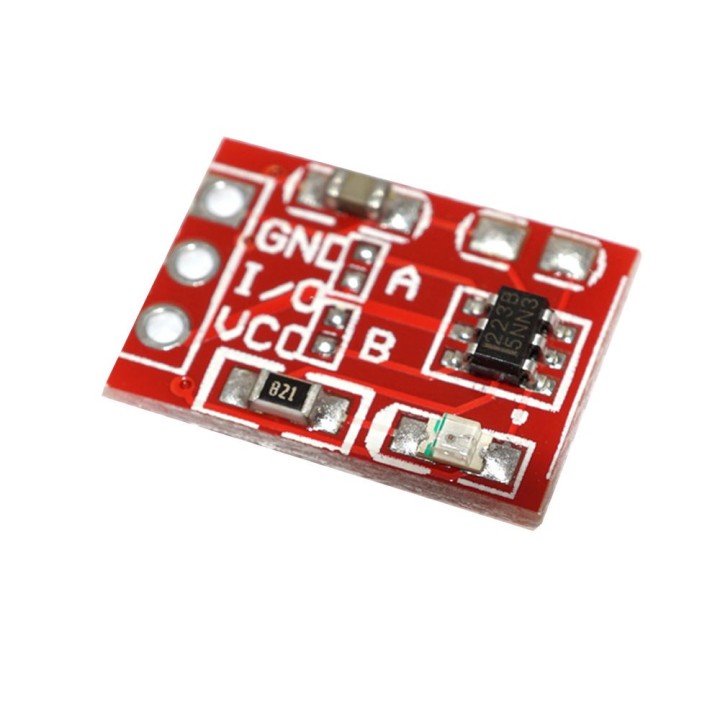 Módulo Sensor de Toque Capacitivo TTP223 - Interruptor Digital