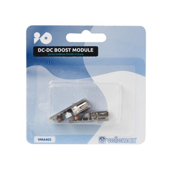 Caja presentación del Módulo boost DC-DC (2 uds.)