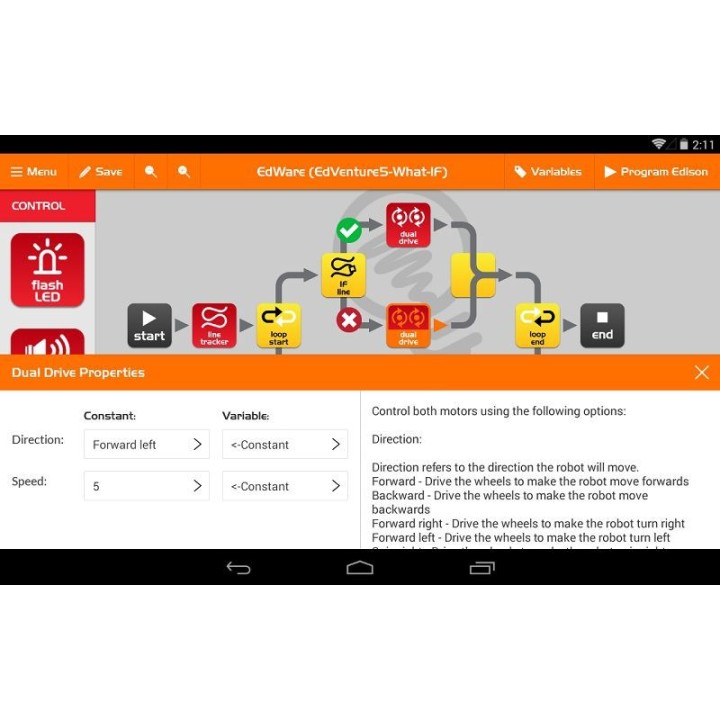 Robot Edison V2.0 programable en Windows, Mac, Linux, iOS y Android