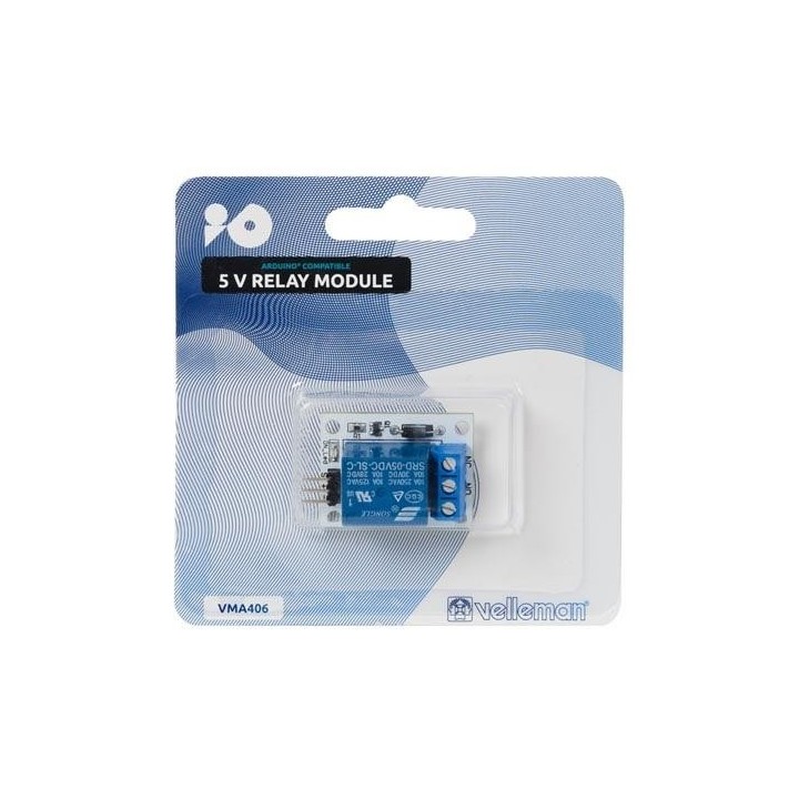 Módulo relé 5V un canal diseñado para Arduino